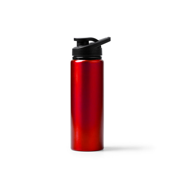 Stamina Raiden recycled aluminium bottle 800 ml in red, ready for laser engraving