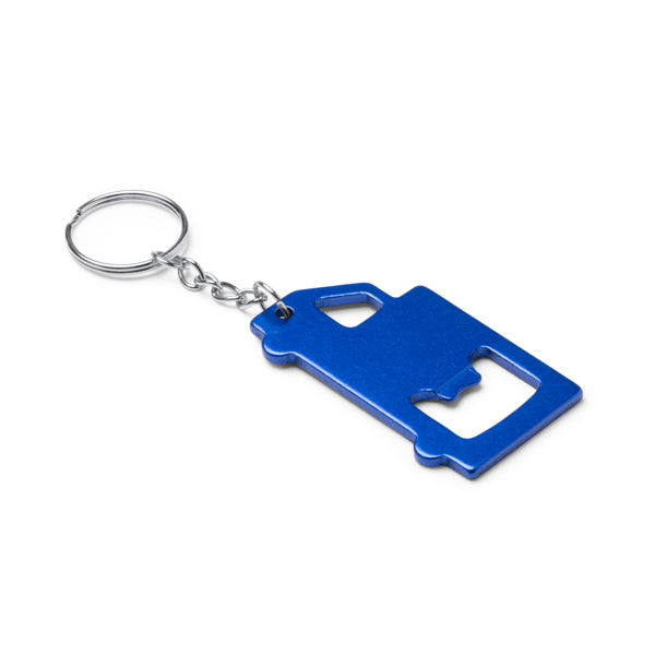 Stamina Tolvak aluminium keyring, ready for laser engraving