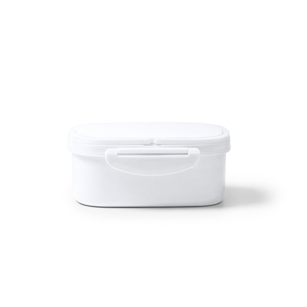 Stamina Camden pP lunch box in white, ready for logo printing