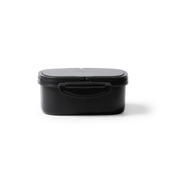 Stamina Camden pP lunch box in black, ready for logo printing