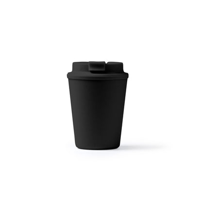 Stamina Oklan pP travel mug 300 ml in black, ready for logo printing