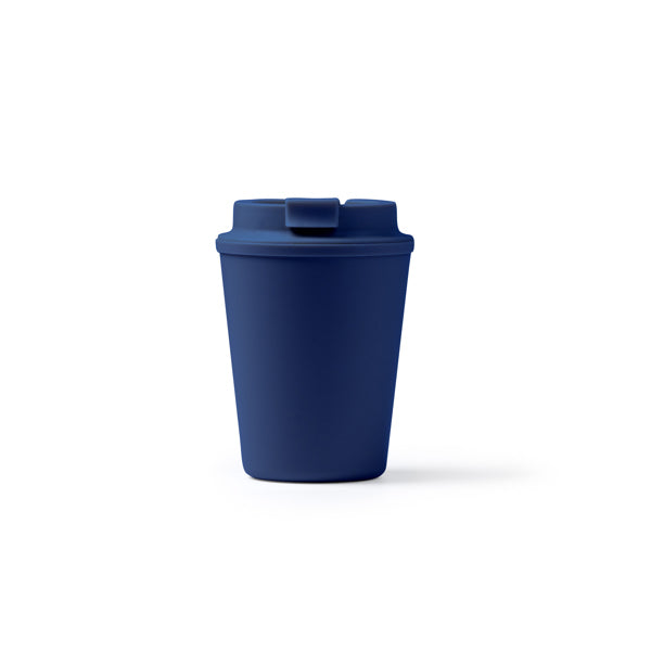 Stamina Oklan pP travel mug 300 ml in navy blue, ready for logo printing