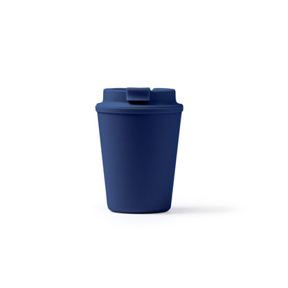 Stamina Oklan pP travel mug 300 ml in navy blue, ready for logo printing