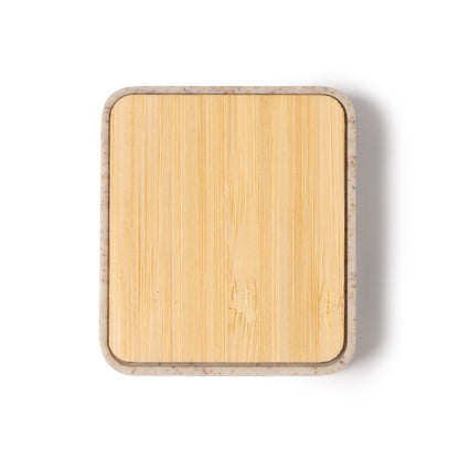 Stamina Cluni bamboo and wheat fibre USB flash drive in beige, ready for laser engraving