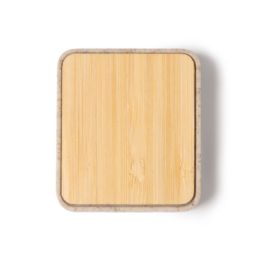Stamina Cluni bamboo and wheat fibre USB flash drive in beige, ready for laser engraving