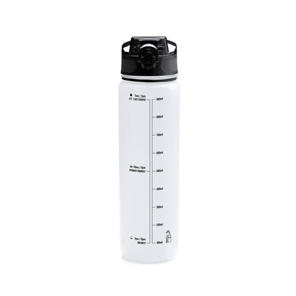 Stamina Leimer translucent PCTG bottle in white, ready for logo printing