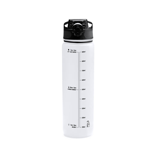 Stamina Leimer translucent PCTG bottle in white, ready for logo printing