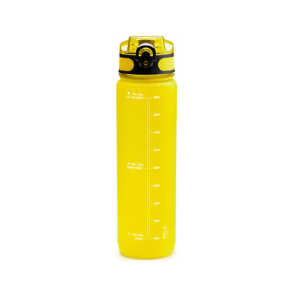Stamina Leimer translucent PCTG bottle in yellow, ready for logo printing