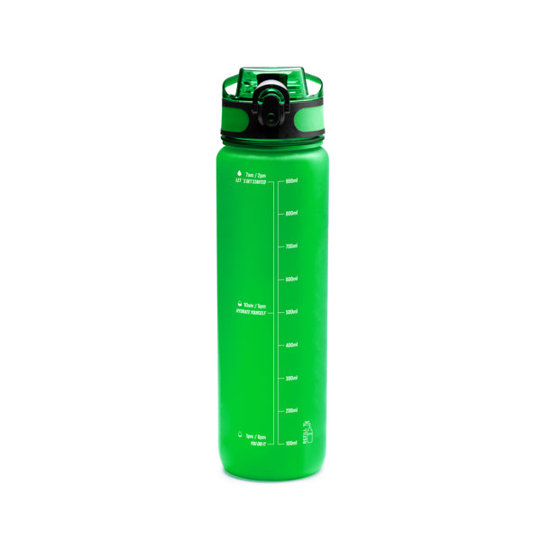 Stamina Leimer translucent PCTG bottle in fern green, ready for logo printing