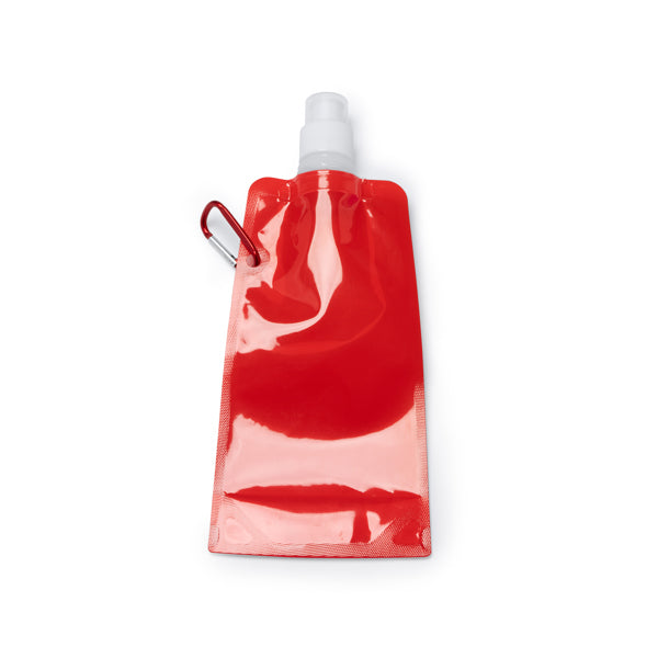 Stamina Zipi pet bottle 400 ml in red, ready for logo printing