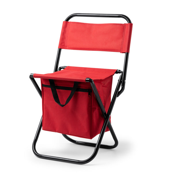 Stamina Koval polyester folding chair, ready for logo printing