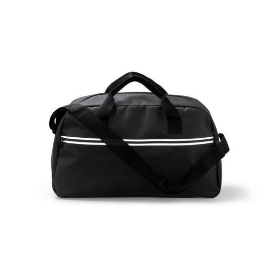 Stamina Wilkins RPET sports bag in black, ready for logo printing