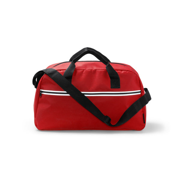 Stamina Wilkins RPET sports bag in red, ready for logo printing