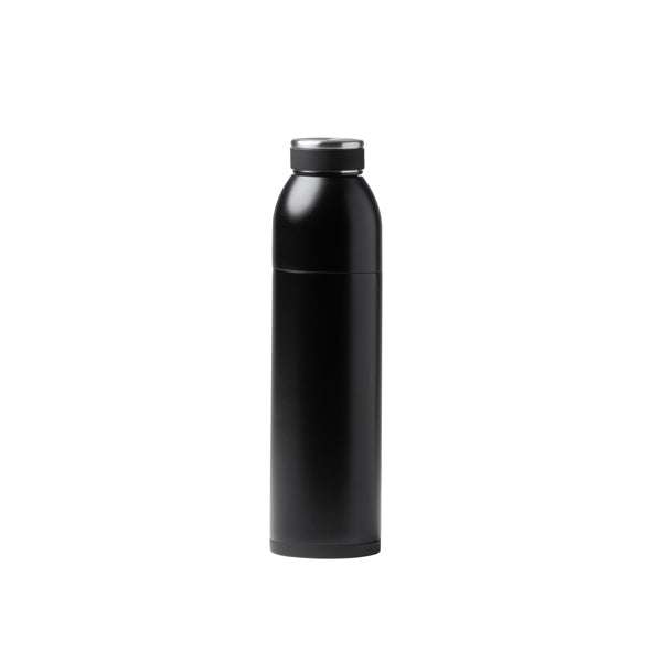 Stamina Bolt stainless steel vacuum flask 650 ml in black, ready for laser engraving