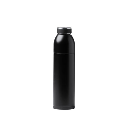 Stamina Bolt stainless steel vacuum flask 650 ml in black, ready for laser engraving