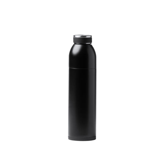 Stamina Bolt stainless steel vacuum flask 650 ml in black, ready for laser engraving