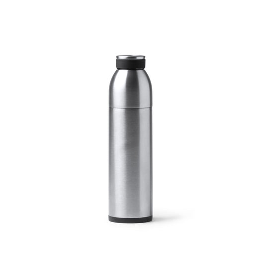 Stamina Bolt stainless steel vacuum flask 650 ml in silver, ready for laser engraving