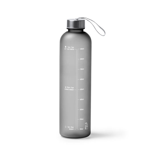 Stamina Yoger tritan bottle in black, ready for logo printing