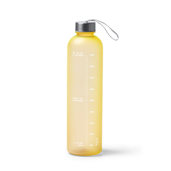 Stamina Yoger tritan bottle in yellow, ready for logo printing