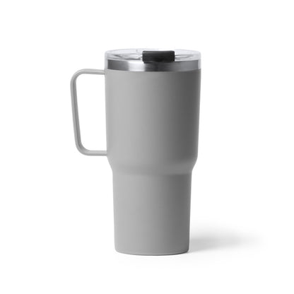 Stamina Kencher stainless steel and PP mug 500 ml in grey, ready for logo printing