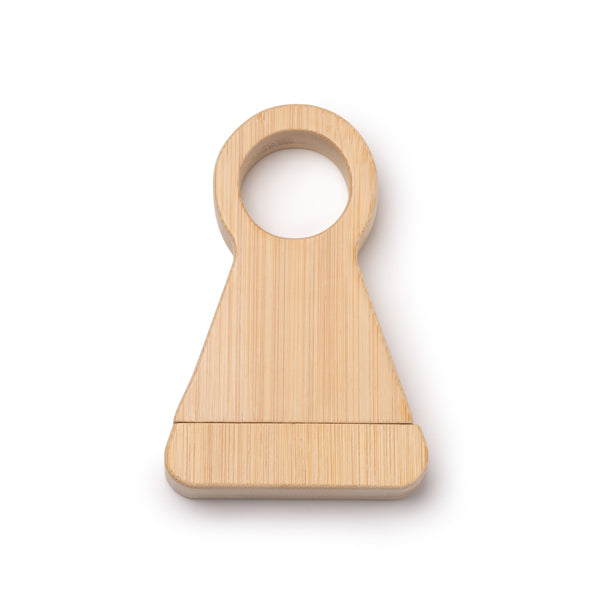Stamina Konen bamboo corkscrew in beige, ready for logo printing