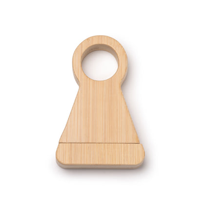 Stamina Konen bamboo corkscrew in beige, ready for logo printing