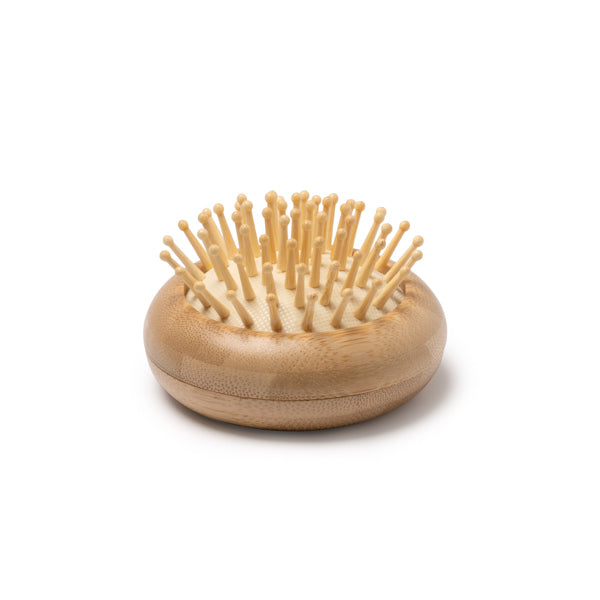 Stamina Seldon bamboo comb in beige, ready for laser engraving