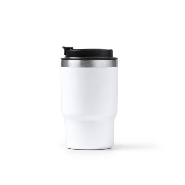 Stamina Venturi recycled stainless steel thermal cup 560 ml in white, ready for laser engraving