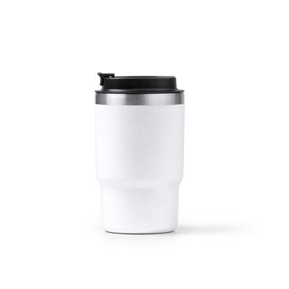 Stamina Venturi recycled stainless steel thermal cup 560 ml in white, ready for laser engraving