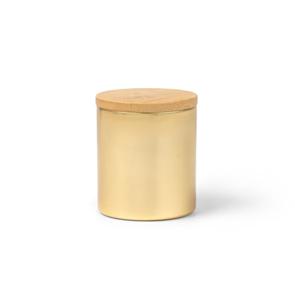 Stamina Maris scented candle in gold, ready for laser engraving