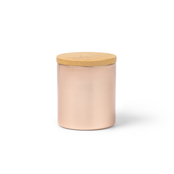 Stamina Maris scented candle in golden pink, ready for laser engraving