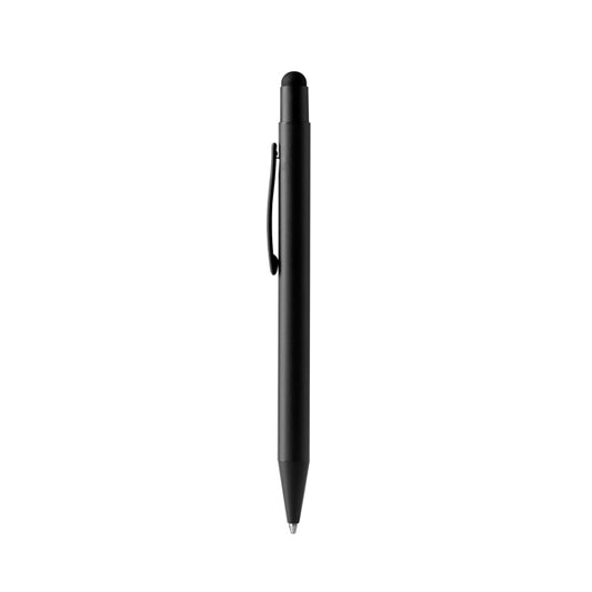 Stamina Leoni metallic ball pen in black, ready for logo printing
