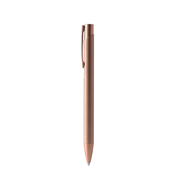 Stamina Prosa ball pen with metal body and push button in pink, ready for logo printing