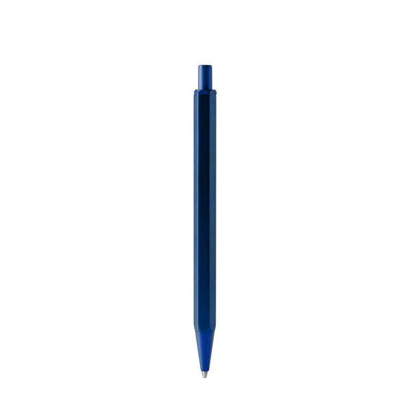Stamina Firmus hexagonal ball pen in royal blue, ready for logo printing