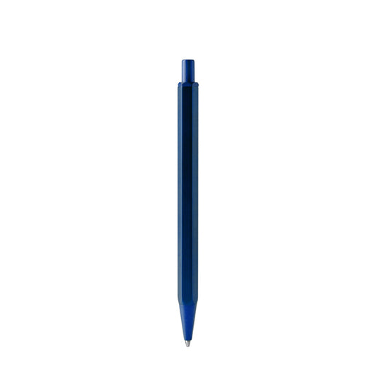 Stamina Firmus hexagonal ball pen in royal blue, ready for logo printing