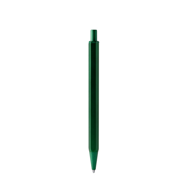 Stamina Firmus hexagonal ball pen in fern green, ready for logo printing
