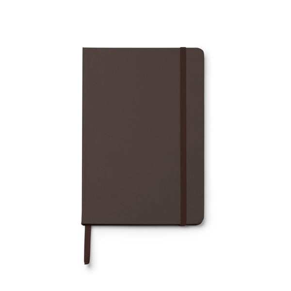 Stamina Fruti fruit scraps notebook A5 in coffee, ready for logo printing