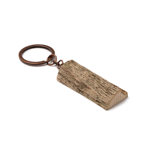 Stamina Topac wood keyring, ready for laser engraving