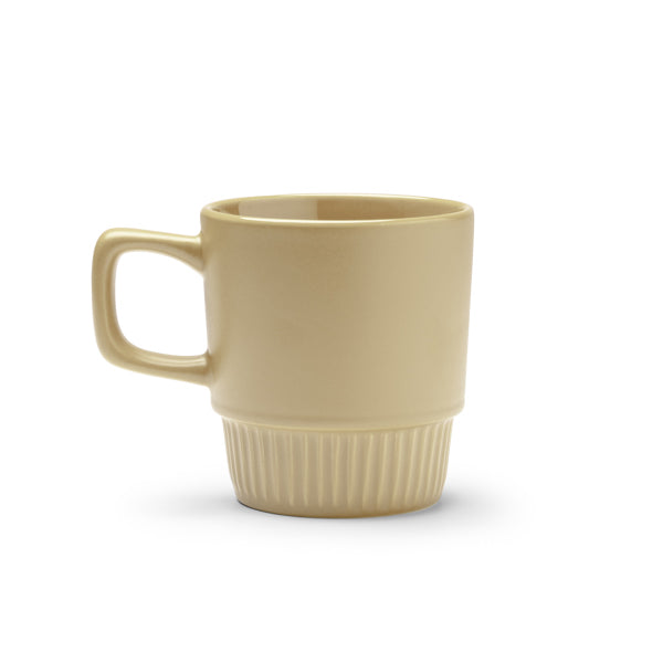 Stamina Longi ceramic mug 300 ml in beige, ready for logo printing