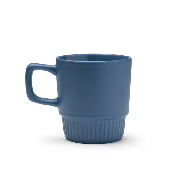 Stamina Longi ceramic mug 300 ml in deep blue, ready for logo printing
