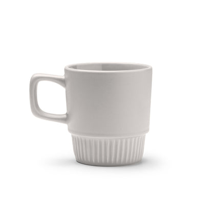 Stamina Longi ceramic mug 300 ml in grey, ready for logo printing