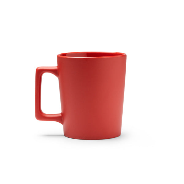 Stamina Dunlok ceramic mug 400 ml in red, ready for logo printing
