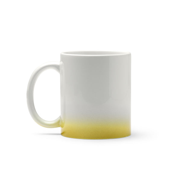 Stamina Nevex ceramic mug 350 ml in yellow, ready for logo printing