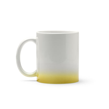 Stamina Nevex ceramic mug 350 ml in yellow, ready for logo printing