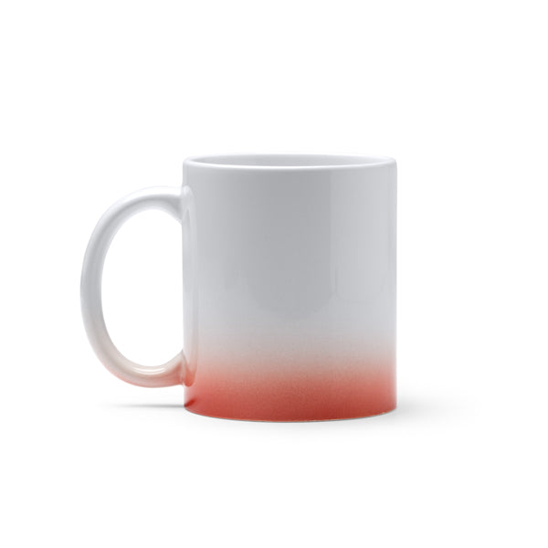 Stamina Nevex ceramic mug 350 ml in red, ready for logo printing