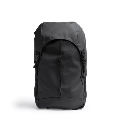 Stamina Jarvis PU leather backpack in black, ready for logo printing