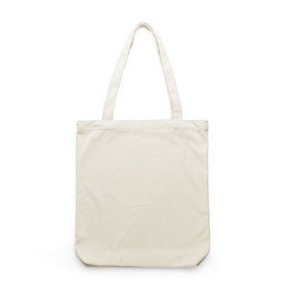 Stamina Fasler corduroy fabric tote bag in beige, ready for logo printing