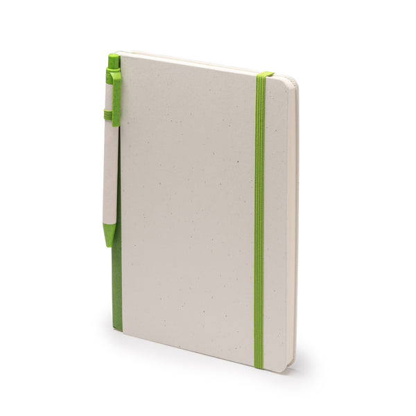 Stamina Yoris recycled cardboard from milk notebook A5, ready for logo printing