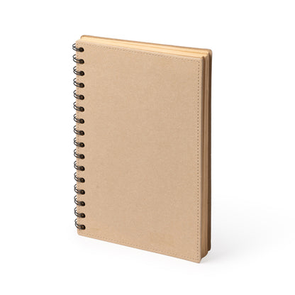 Stamina Nusax recycled cardboard and recycled notebook A5, ready for logo printing