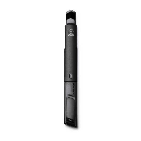 Stamina Razer recycled aluminium tool in black, ready for laser engraving
